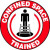 Confined Space Trained Hard Hat Label (w/graphic) 10 pack