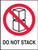 Do Not Stack Shipping Label- 4" X 3" 500/roll