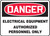 Danger - Electrical Equipment Authorized Personnel Only - Dura-Fiberglass - 14'' X 20''