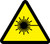 MISO364VP ISO warning sign- Laser hazard sign