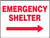 Emergency Shelter Sign MFEX539