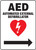 MFSD419VP AED Sign Right Arrow MFSD419VP AED Sign Right Arrow