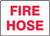 Fire Hose - Adhesive Vinyl - 7'' X 10''