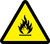MISO358 ISO Safety sign0 Fire Hazard Sign