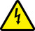 MISO346VP ISO Safety Sign- Electric Voltage Hazard Sign MISO346VP ISO Safety Sign- Electric Voltage Hazard Sign