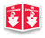 Fire Extinguisher - 3D 6" x 5" - Safety Panel - Projection Sign Fire Extinguisher - 3D 6" x 5" - Safety Panel - Projection Sign