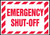 Electrical Safety Label: Emergency Shut-Off Electrical Safety Label: Emergency Shut-Off