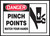 OSHA Danger Safety Label: Pinch Points - Watch Your Hands OSHA Danger Safety Label: Pinch Points - Watch Your Hands