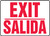 Bilingual Safety Sign: Exit/Salida