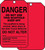 Danger- Do Not Use This Scaffold- Keep Off - 5 3/4" x 3 1/4" - PF Cardstock - 25/PK - Safety Tag