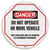 Accuform KDD832 - OSHA Danger 24" Steering Wheel Message Cover: Do Not Operate Or Move Vehicle