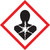 GHS Pictogram Label: Health Hazard - 1" x 1" - 250/Roll