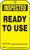 Inspected Ready To Use - 5 3/4" x 3 1/4" - PF Cardstock - 25/PK - Safety Tag