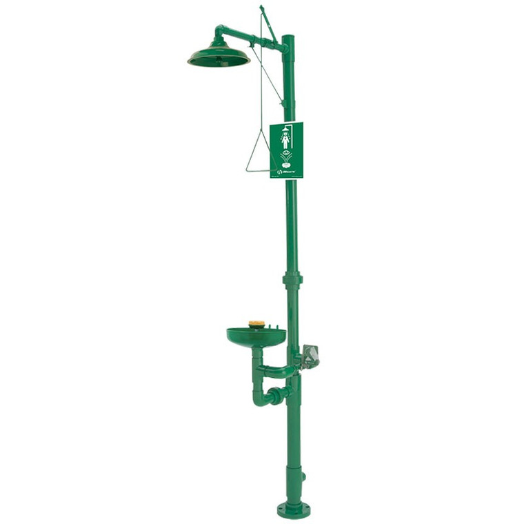 Haws Corrosion Resistant PVC Emergency Shower Eye/Face Wash