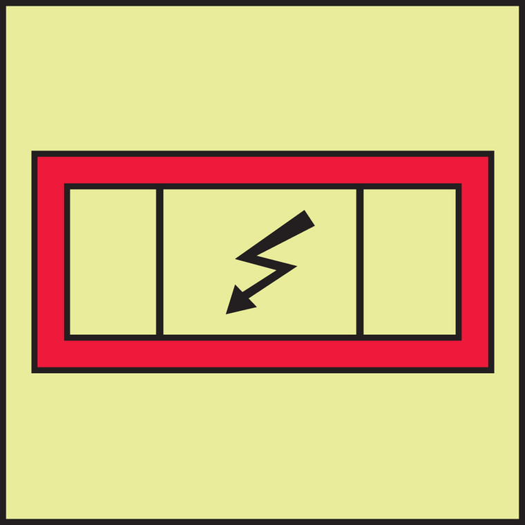 MLMR947 IMO FIre Control Emergency Switchboard Label