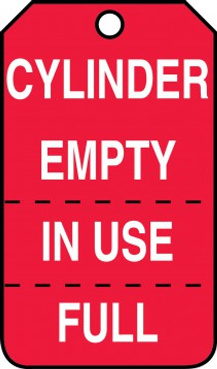 Cylinder Status - Safety Tag - 25/PK