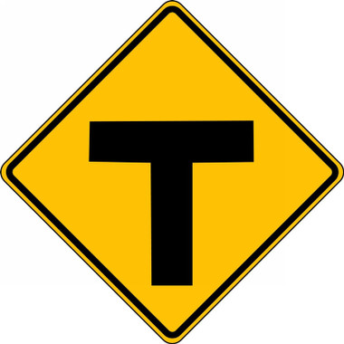 Road Ends Traffic Sign