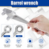 Aluminum Bung Wrench Non Sparking when using on steel drum works for both plastic and steel drums