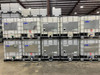 IBC Reconditioned 275 gallon IBC, Liquid UN Rated 31HA1/Y1.9, Material HDPE, Color Natural, Opening 6" Fill Cap, 2" Mixed Valves, galvanized cage, mixed steel/plastic/hybrid pallet sections, Weight 130 lbs., L 47 1/4" W 39 1/4" H 45 1/2"