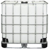 Greif GCube 275 gallon IBC, Liquid UN Rating 31HA1/Y1.9,  Material HDPE, Color Natural,  Opening 6" Fill Cap,  Valve 2" PP Removable Ball Valve with aluminum collar 2" QD male camlock,  Weight 130 lbs.,  L 47 1/4" W 39 1/4" H 46 1/2"
