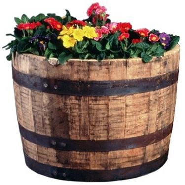 Whiskey Barrel Planter