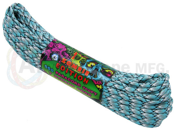 Atwood Rope Paracord | 550lb | 100ft | Zombie Edition | Antidote