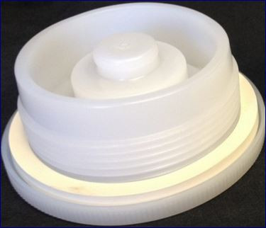 Drum Cap 2" PLASTIPLUG G2x11.5 NPS poly drum bung cap with EPDM Gasket - Fine Threads.