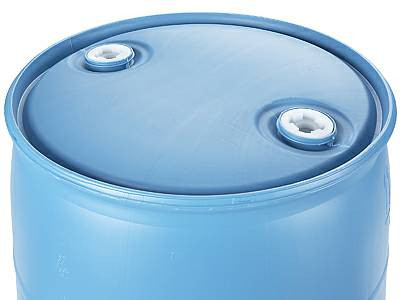 Greif GP55 Blue 55 Gallon Tight Head Drum, Liquid UN Rated 1H1/Y1.9/150, 2" NPT & 2" Buttress removable bungs with gasket