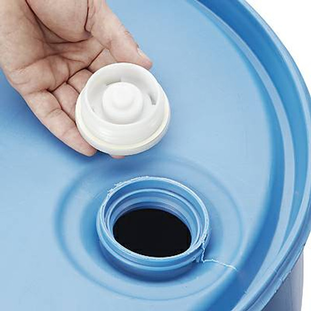 Greif GP55 Blue 55 Gallon Closed Head Drum, Liquid UN Rated 1H1/Y1.9/150, 2" NPT & 2" Buttress removable bungs with gasket