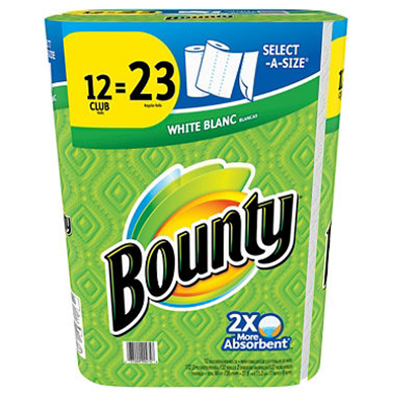 Bounty Select-a-Size Paper Towels, White, 12 Rolls (Pack of 1)