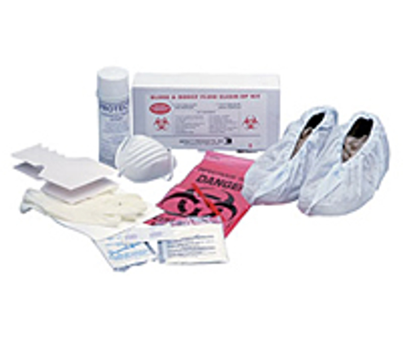 Bloodborne Pathogen Cleanup Kit, First Aid
