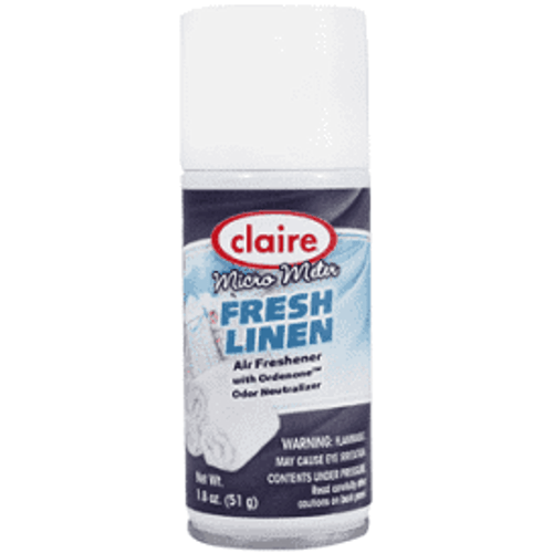 Claire Micro Metered Air Freshener- Fresh Linen 12-7oz/case