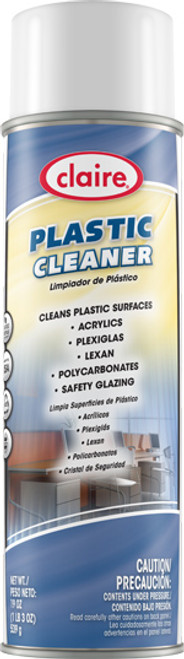 Claire Plastic Cleaner 12-20oz/case