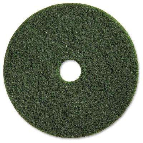 17" Green Scrubbing Floor Pad 5/case