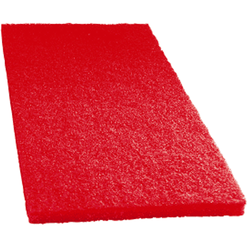 14" x 28" Red Buffing Floor Pad 5/case