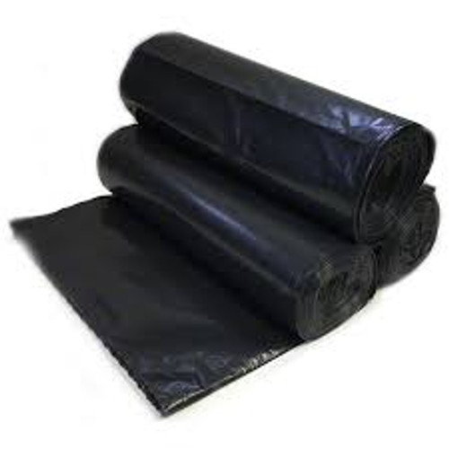 38 x 58 Can Liner Rolls Black, 2mil, Low-D, 100/case