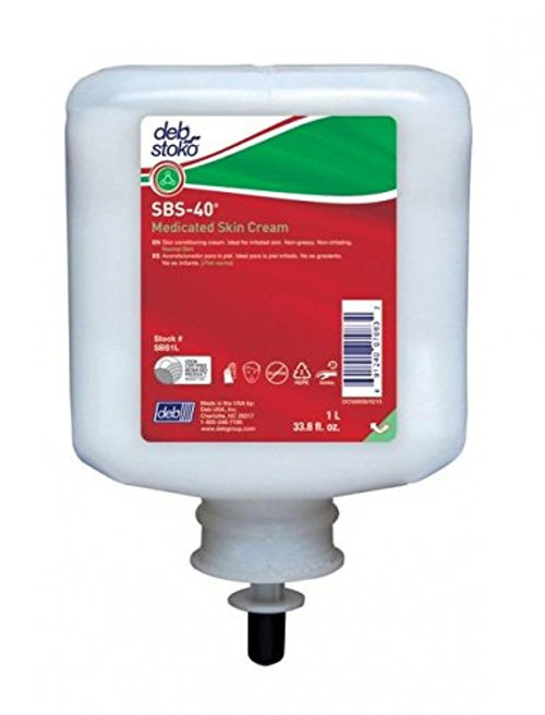 SBS 40 Medicated Skin Cream- 1 Liter Cartridge 