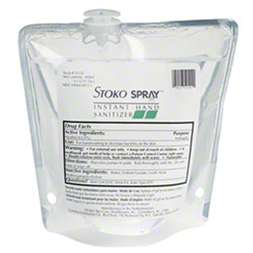 Stoko Instant Hand Sanitizer Refill 12-400ml/case