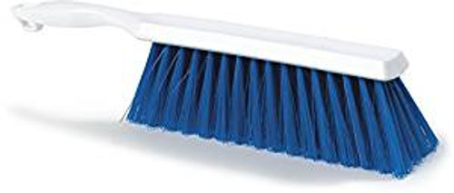 8" Plastic Counter Brush w/Polyester Bristles- Blue 