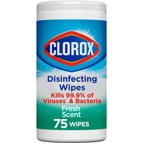 Clorox Disinfecting Wipes Fresh/Citrus Scent 75-count tub EACH