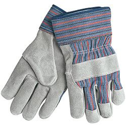 Glove, Leather Palm, 2-1/2" Safety Cuff, Large, 1 dozen
