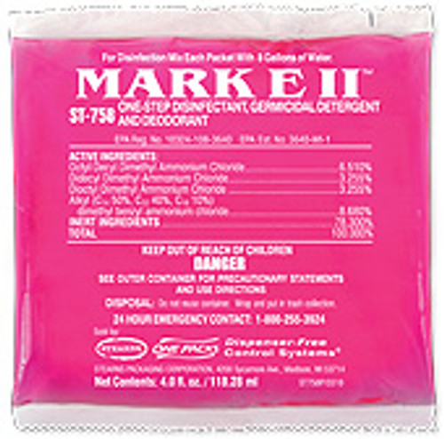 MARK E II One-Step Disinfectant, Germicidal Detergent, and Deodorant, 36 X 4 fl oz