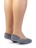  No-Show Ghost 4-Season Socks with Alpaca and Bamboo
Heel View