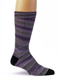 High Frequency 100% Baby Alpaca Dress Socks -Space Dye
Radio Wave Purple Grey Side