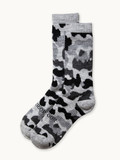 Camouflage Hunting Alpaca Crew Socks in arctic