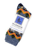 High Voltage Patterned Alpaca Crew Socks in Packaging