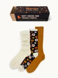 Unstoppable Alpaca Sock Gift Box for Women flatlay with box