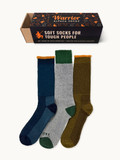 Cozy Cabin Alpaca Sock Gift Box - flatlay