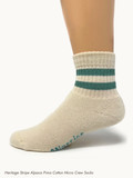 Fore the Golfers Alpaca Sock Gift Box - Heritage Stripe Alpaca Pima Cotton Micro Crew Socks