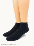 Everyday Hero Alpaca Sock Box - Air Cushion Alpaca Ankle Socks in black